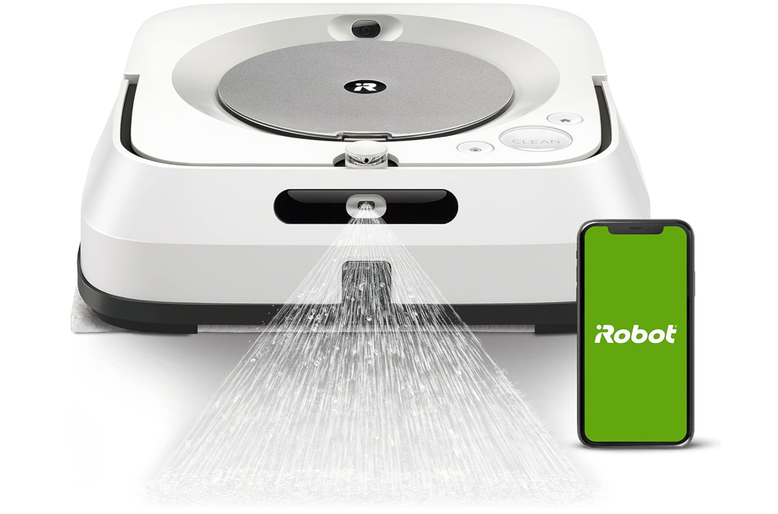 NEW! iRobot Braava Jet M6 (m611020) Ultimate Robot Mop- Wi-Fi Connected. White.