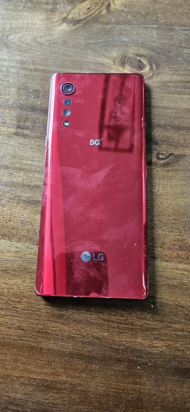 LG Velvet 5G Red Bar Smartphone, Android OS, 48.0MP Camera Resolution