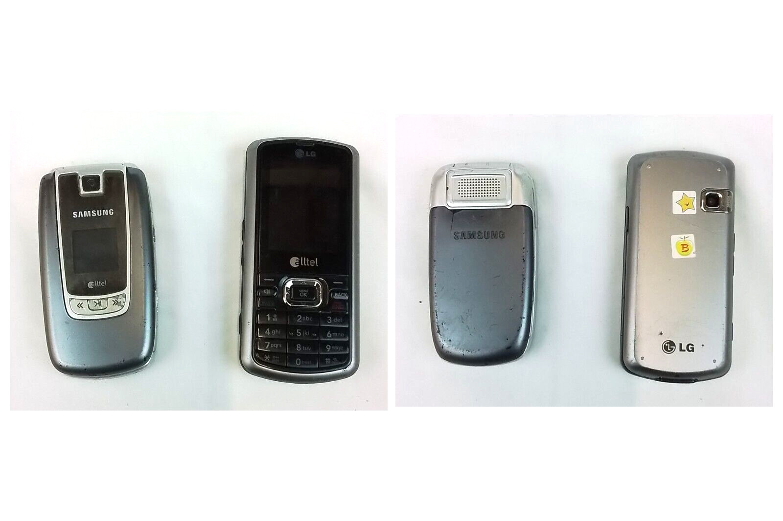 Alltel Slide Flip Phones Cell Phones Lot of Two #W3548