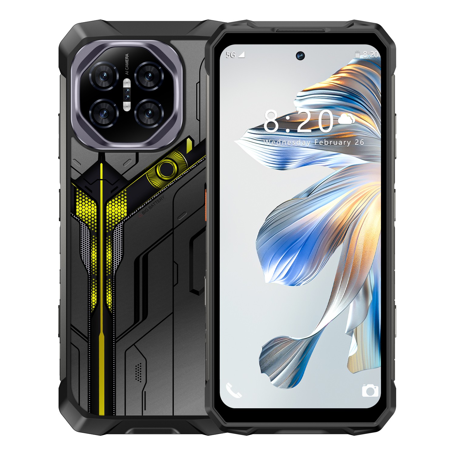 Rugged Smartphone R26 Ultra 12GB+256G Dual Sim 5G Unlocked Cell Phone 10000mAh