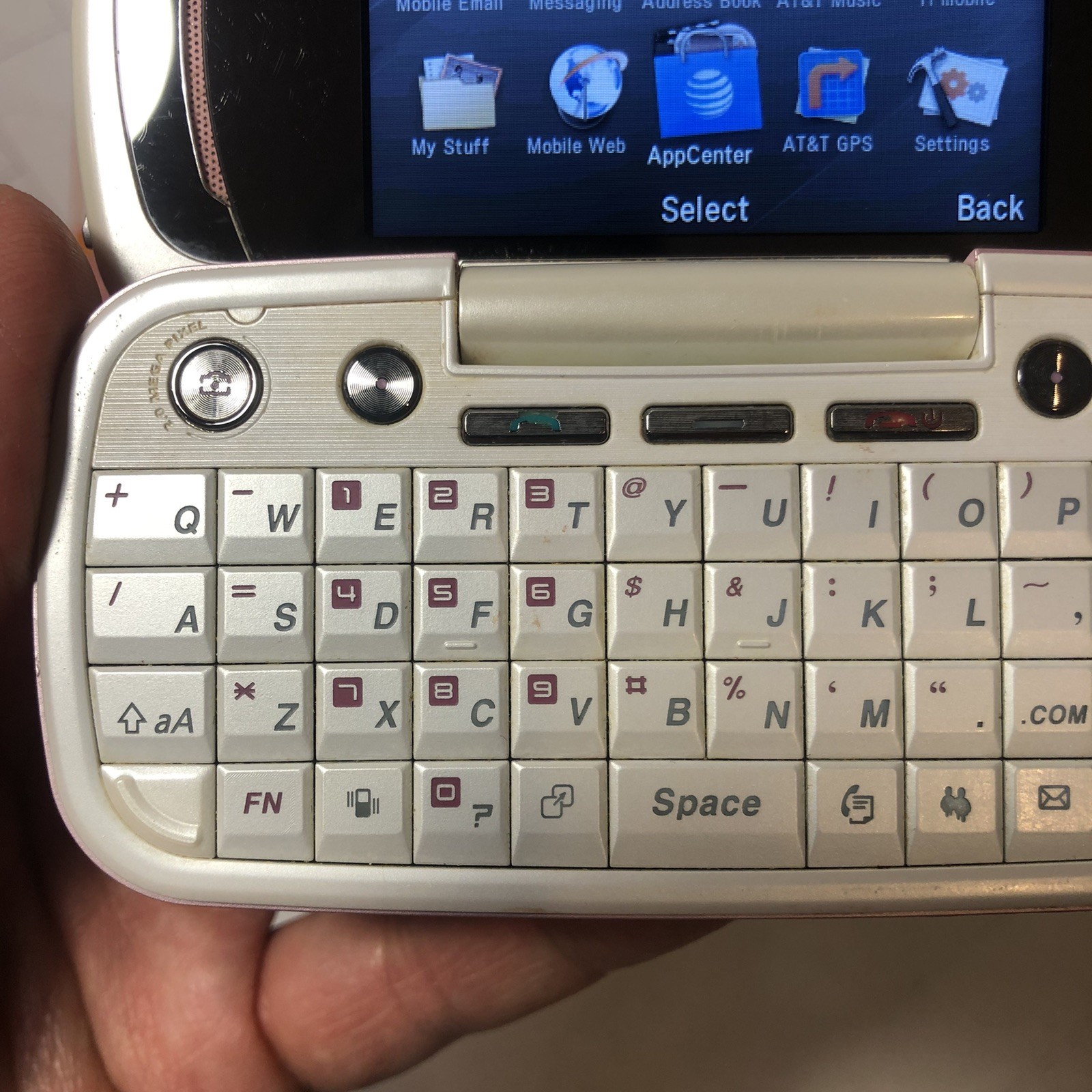 Pantech Impact P7000 AT&T Pink Slider Phone – USED WORKS