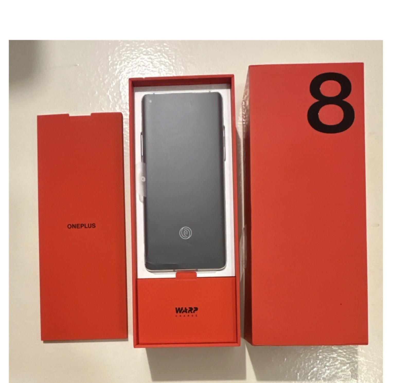 OnePlus 8 5G (128GB, 8GB) 6.55″, 5G NR T-Mobile Sprint Open Box Never Used