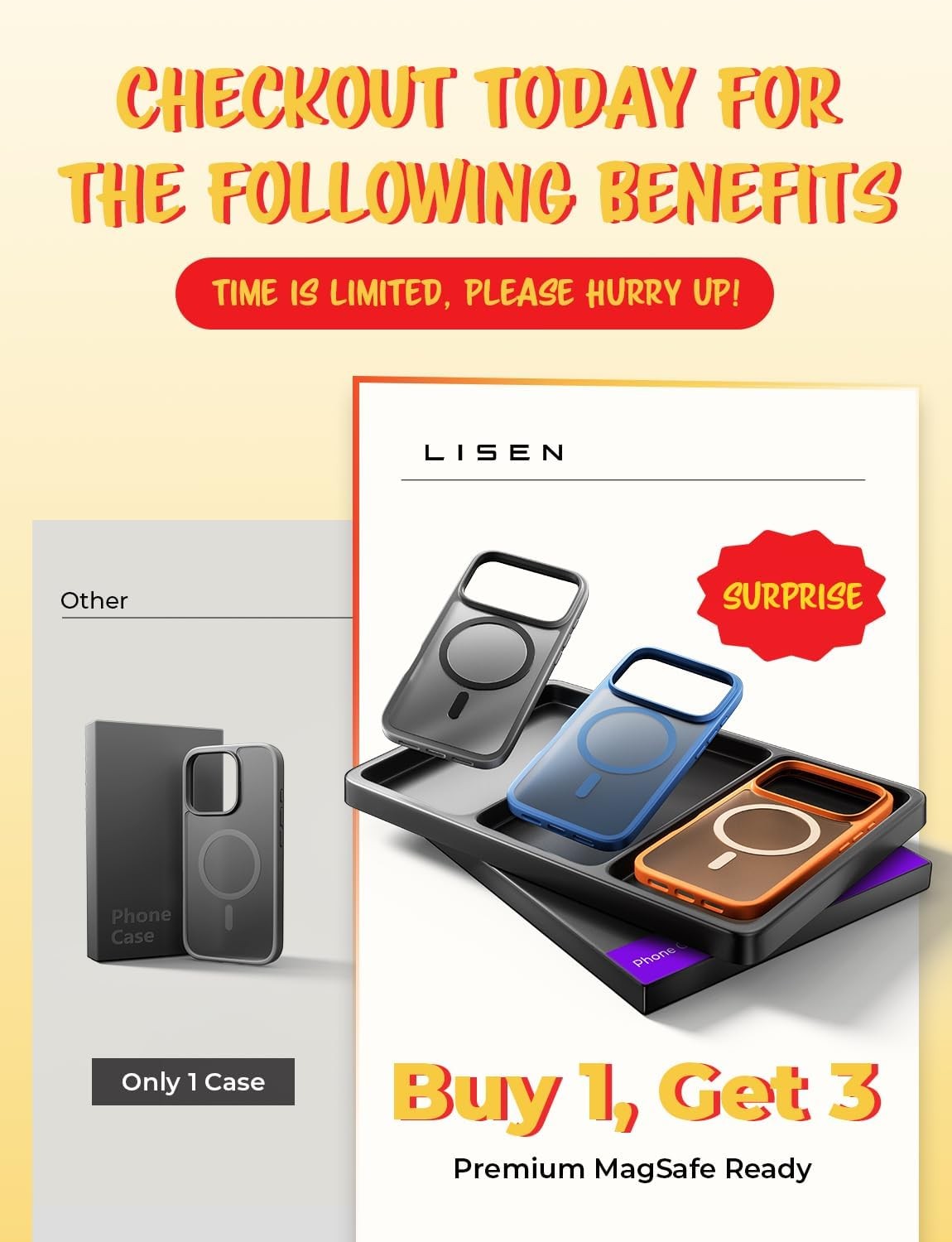 3 in 1 Shockproof for iPhone 17 Pro Max Case [2025 Upgrade] Magnetic phone cover