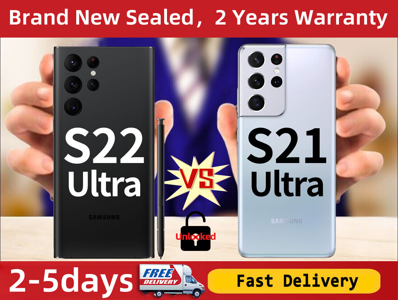 Samsung Galaxy S24 S23 S22 Ultra 5G 128GB 256GB 512GB Unlocked SM-S928U ✨New✨