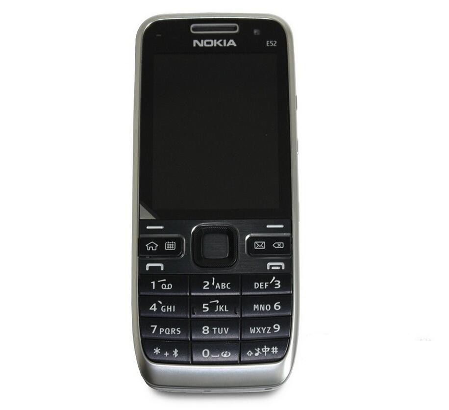 Original Nokia E52 Bluetooth WIFI Unlocked 3G 3.2MP Camera MP3 Bar Mobile Phone