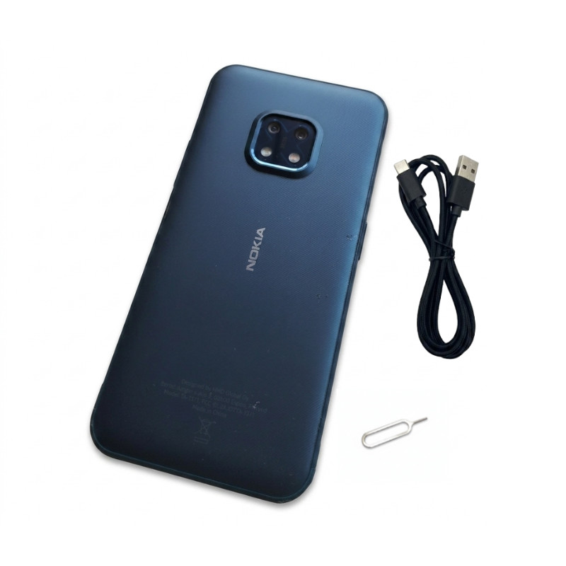 Nokia XR20 TA-1371 128GB 6GB RAM 5G Unlocked Rugged IP68 Waterproof 6.67″ Blue