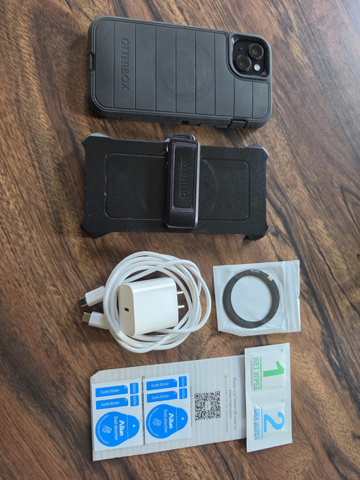 Apple iPhone 15 Plus 128GB Black Unlocked iOS 48MP (MTXR3LL/A)
