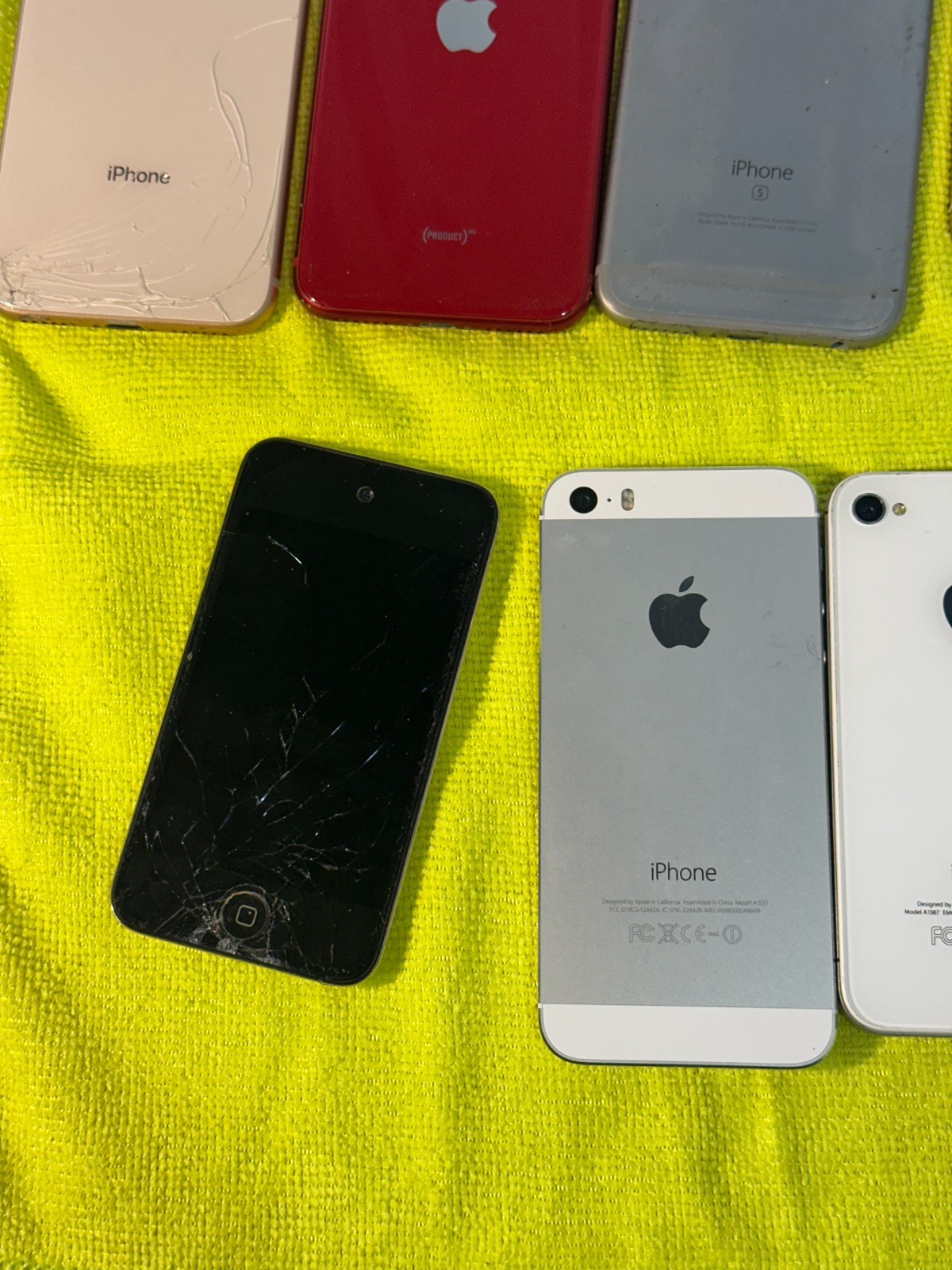 Lot of 10 Mixed Phones Apple iPhone iPod Touch Vtg Cellular Collection Untested