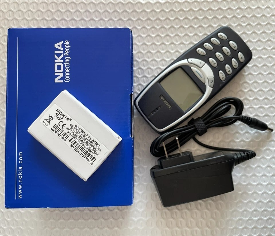 Nokia 3310 Blue Unlocked 2G GSM 900/1800 Good Quality Cellular Phone US