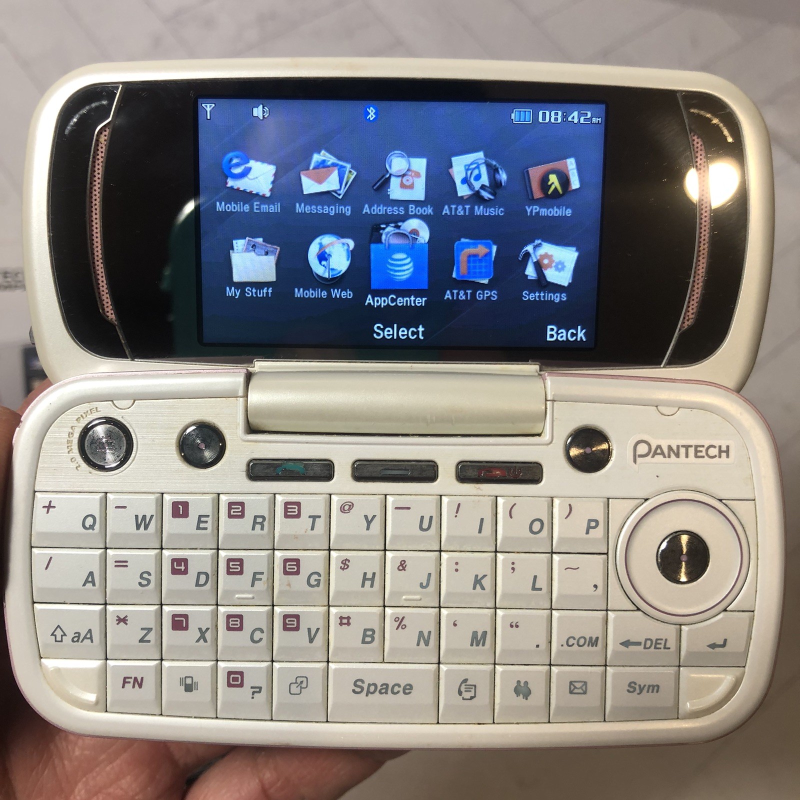 Pantech Impact P7000 AT&T Pink Slider Phone – USED WORKS
