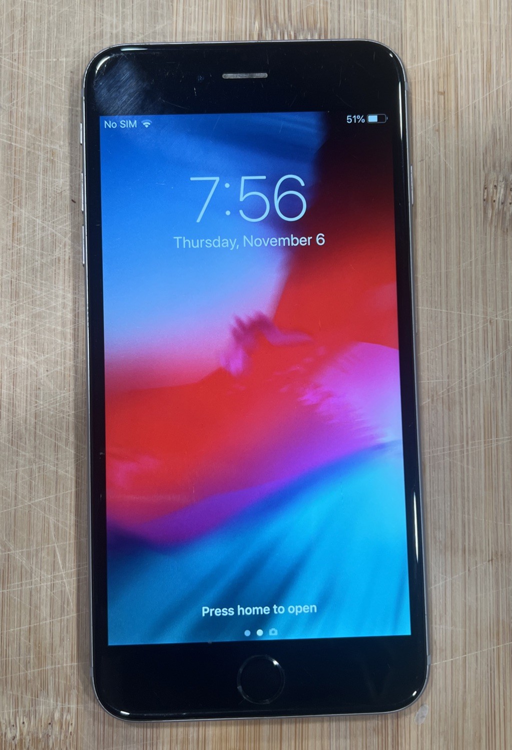 Apple iPhone 6 Plus 64GB Silver (AT&T) Functional but with Battery Issues