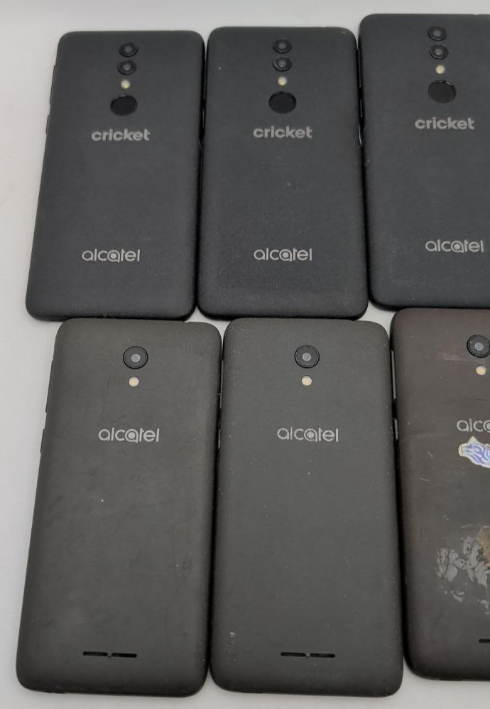 Lot of 10 Smartphones Alcatel Insight 5005R 1X A5 LED Onyx 5008R Not Working