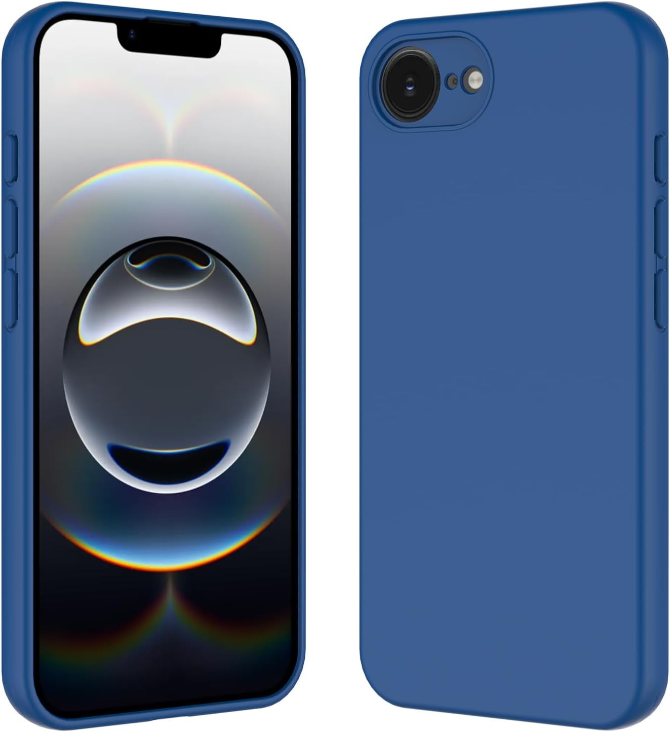 Silicone Case for iPhone 17e/iPhone 16e (6.1 inch), Durable Drop Tested Soft Sil