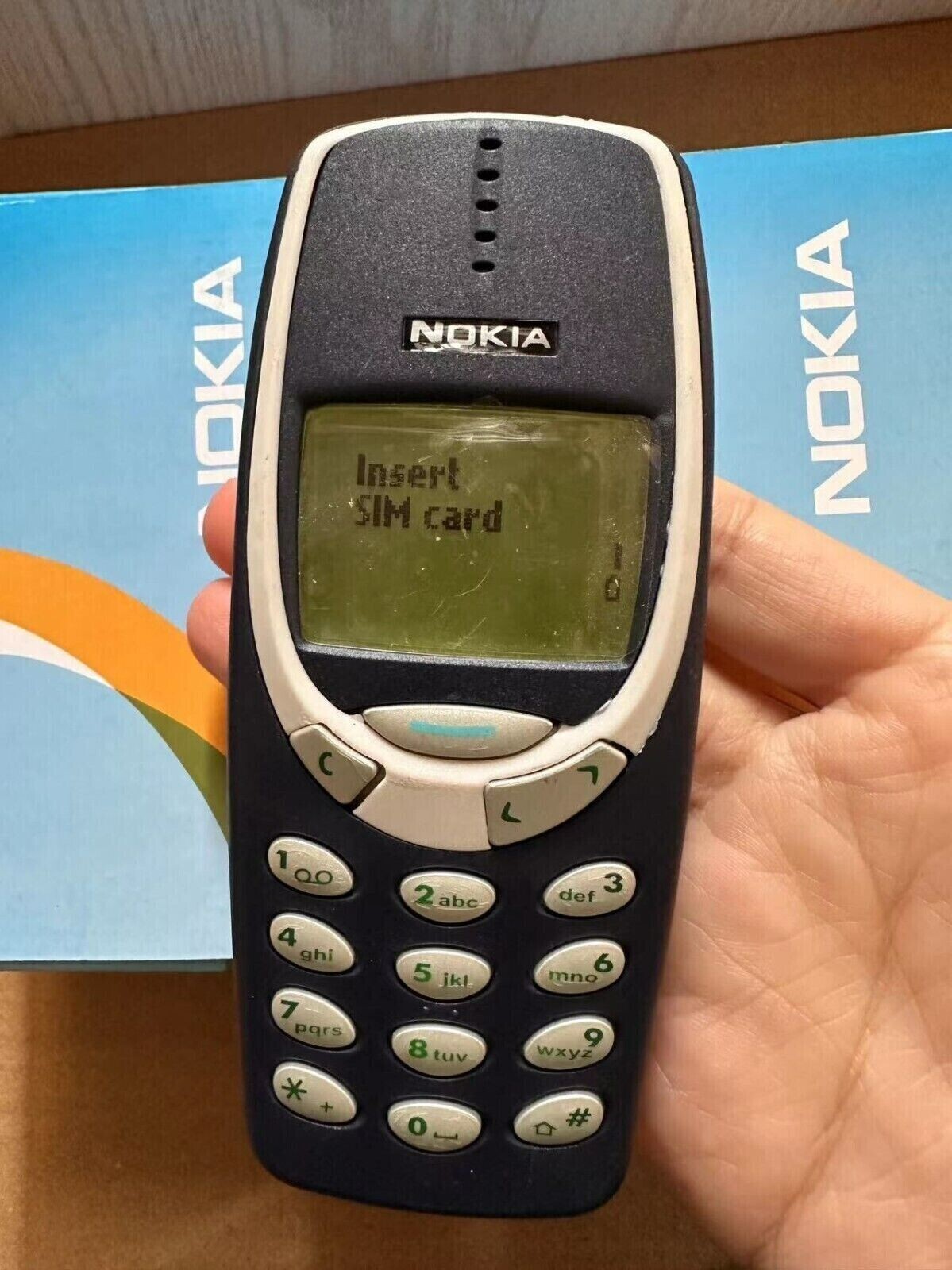 Nokia 3310 Blue Unlocked 2G GSM 900/1800 Good Quality Cellular Phone US