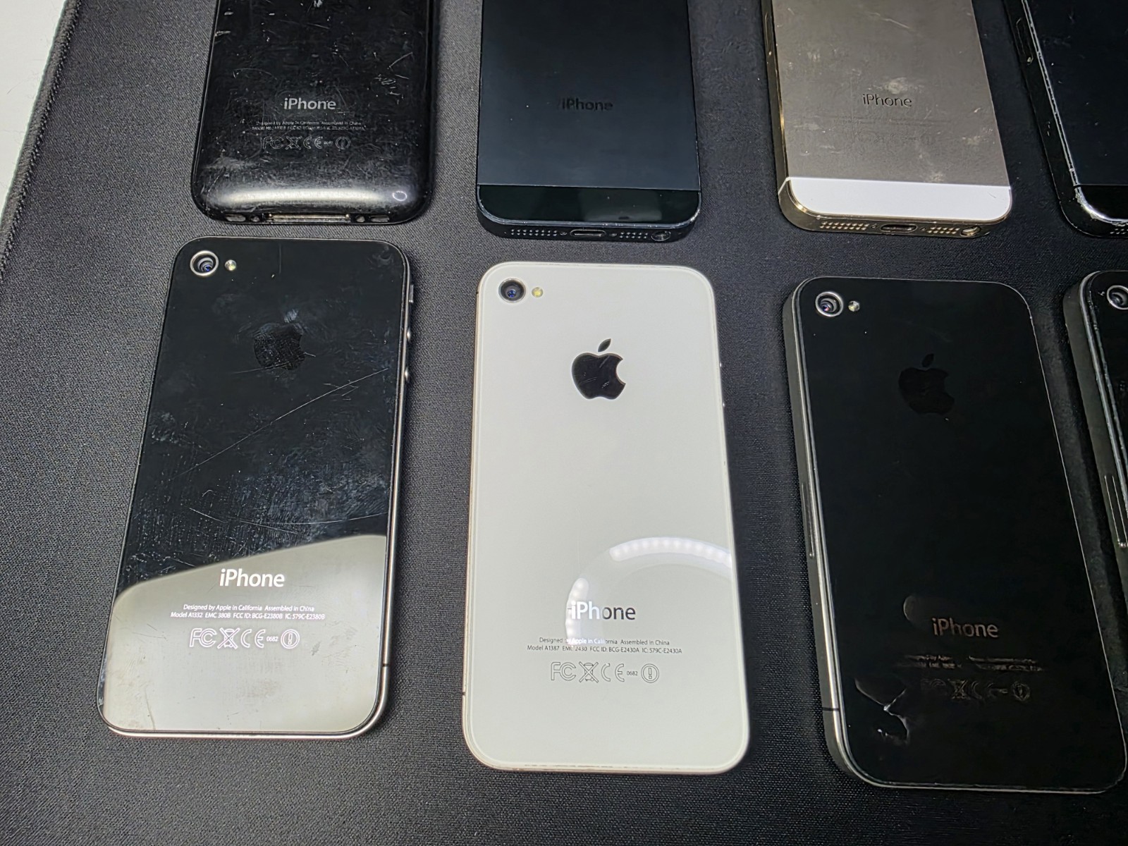 Lot of 10 Old Apple iPod, iPhones AS-IS REPAIR Untested ⚠️