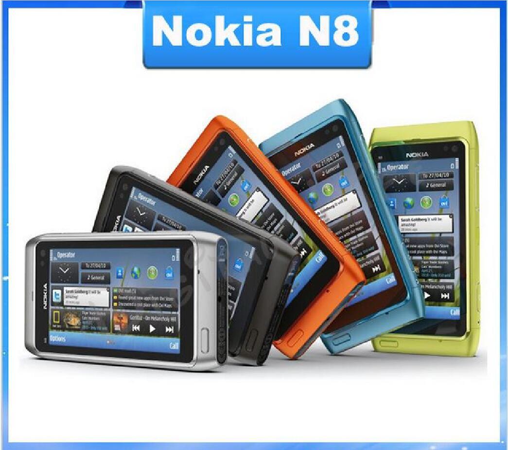 WIFI Nokia N8 12MP 3G 16GB Internal Storage Original 3.5″ Touch Screen GPS