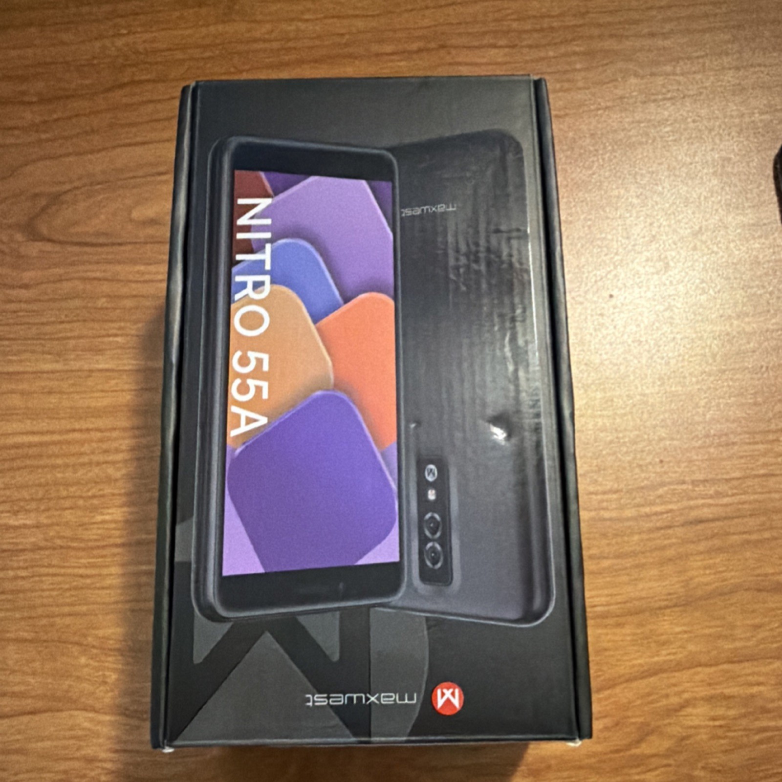 Maxwest Nitro 55A 16GB 2GB Black Dual Camera 4G LTE Android 11 Smartphone