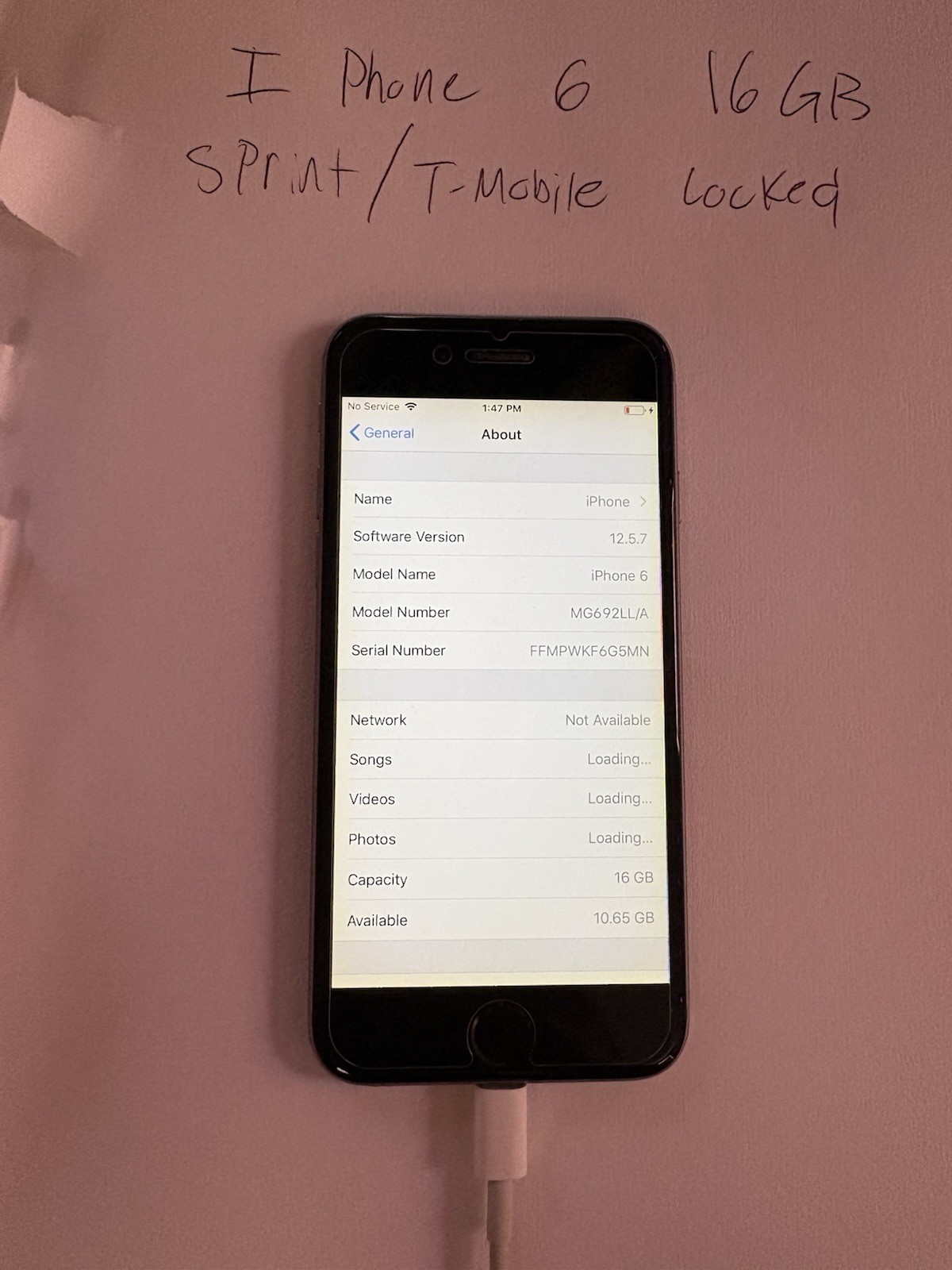 iPhone 6 16GB Space Grey Sprint T-mobile Carrier Locked