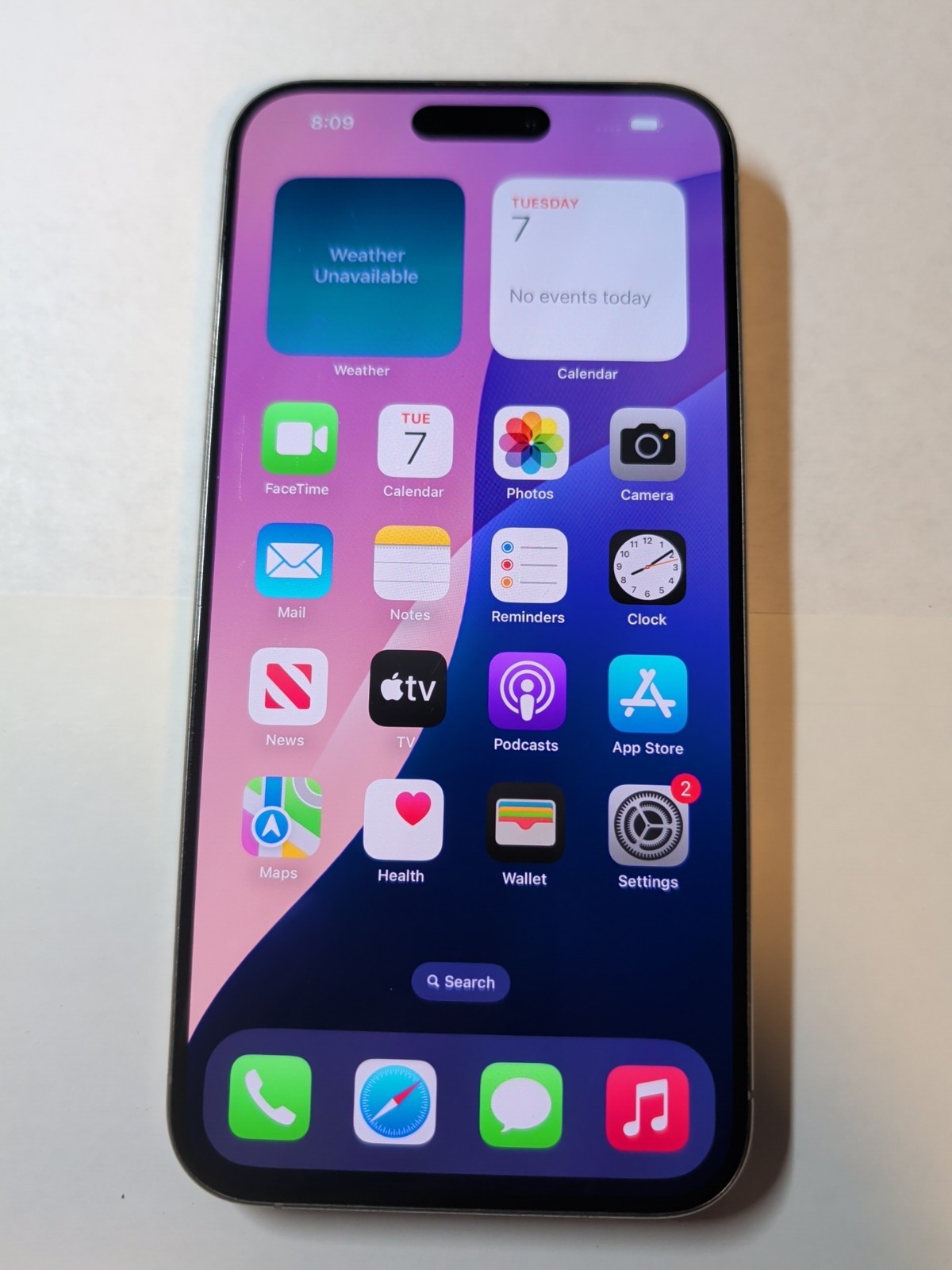 Apple iPhone 15 Pro Max – 256 GB – Natural Titanium (Unlocked)