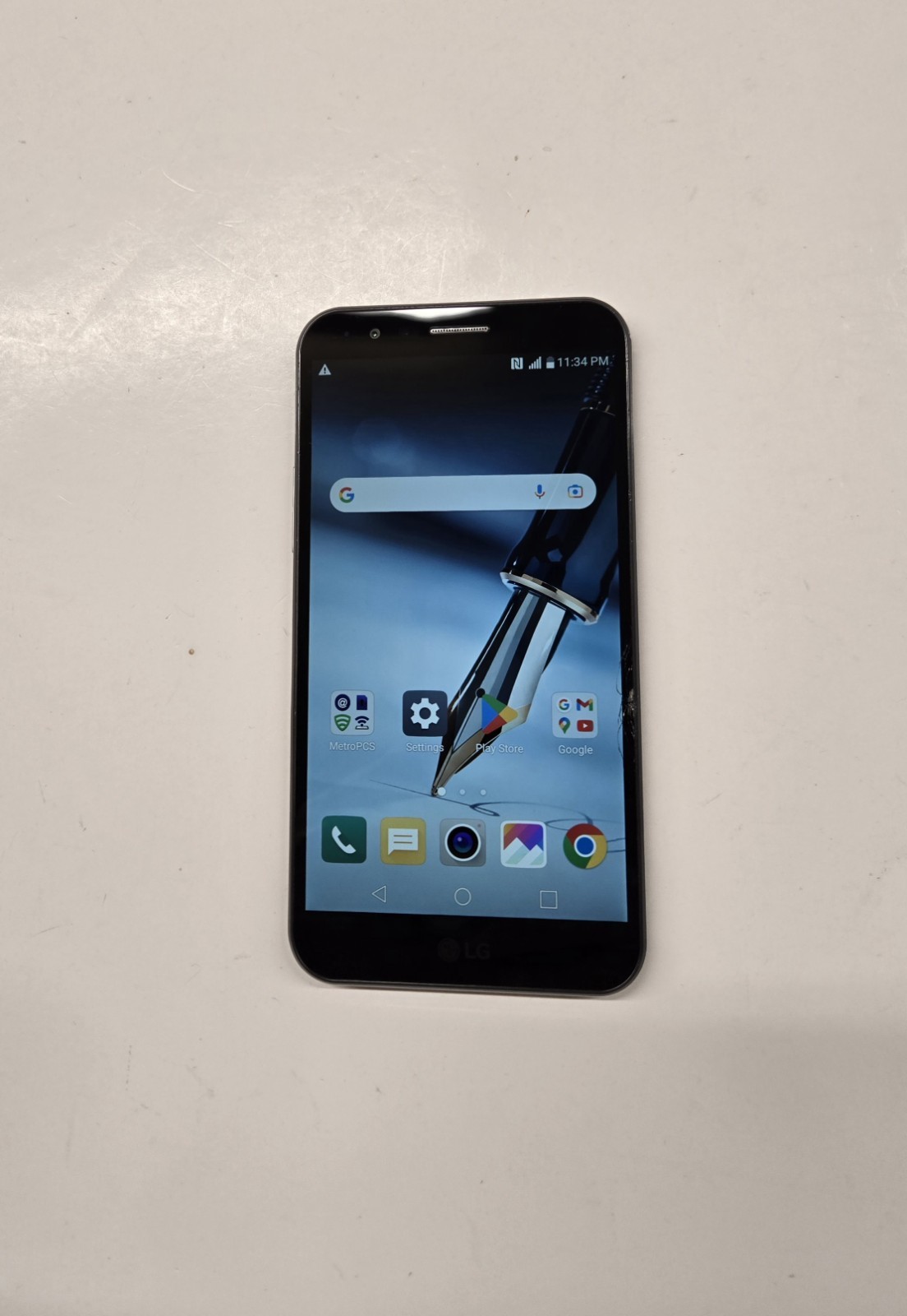 LG Stylo 3 Plus TP450 Titanium Gray 32GB MetroPCS Network Parts Only Parts Only