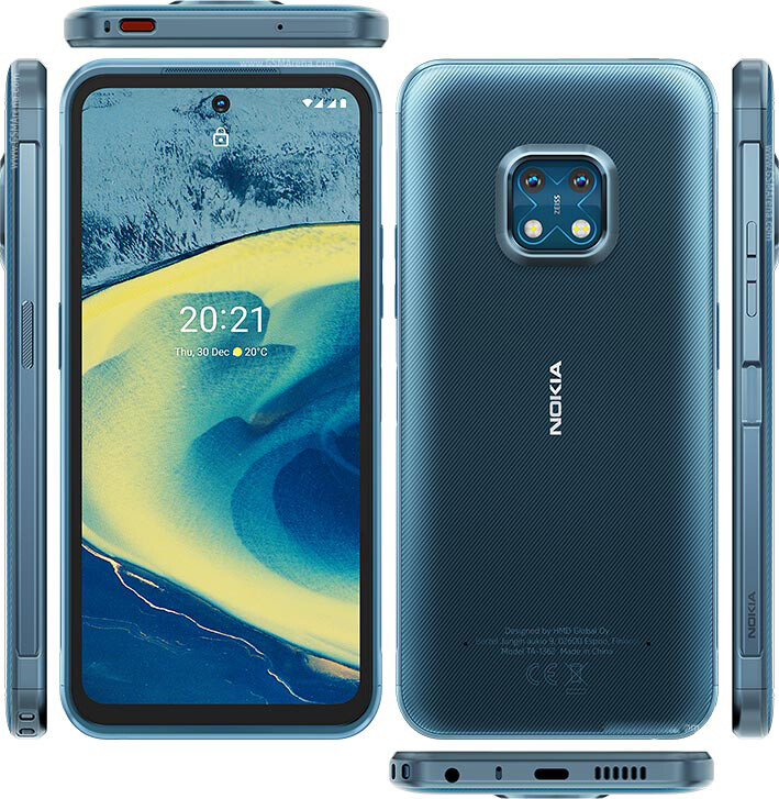 Nokia XR20 Dual SIM 5G 64/128GB ROM 6.67″ Original Phone 48.0MP