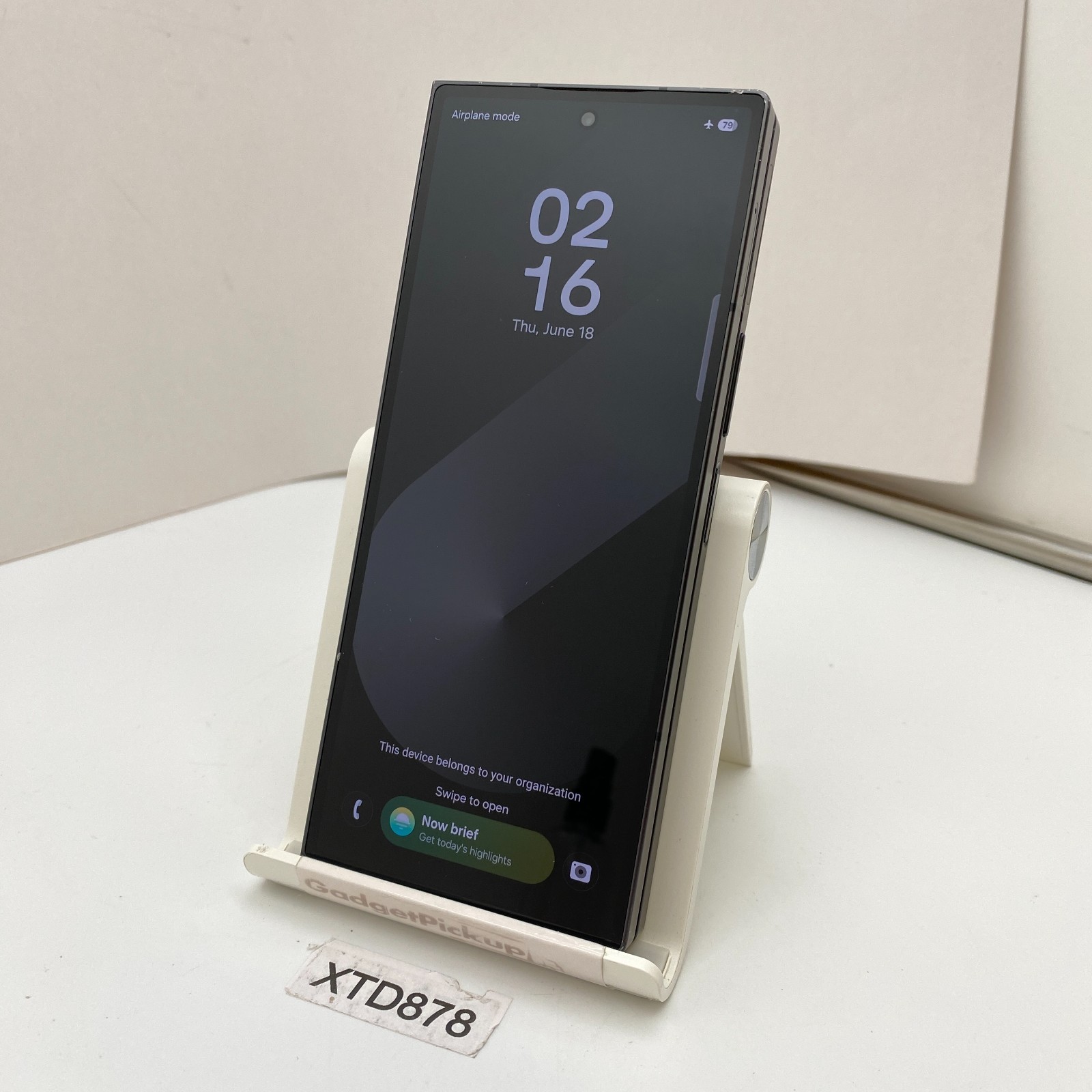 Samsung Galaxy Z Fold6 SM-F956U – 512GB – Crafted Black (Unlocked) – Fair Cond.