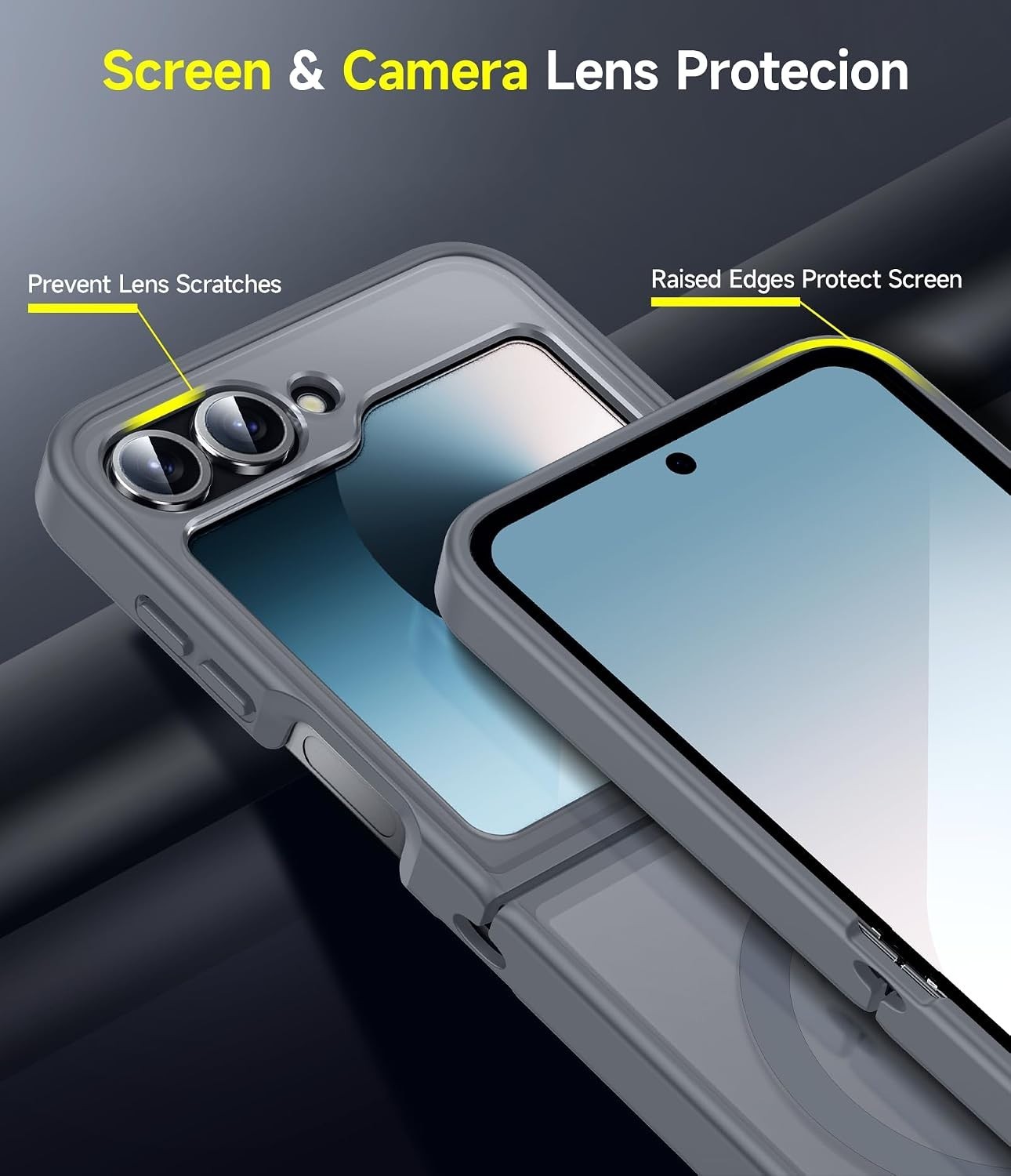for Samsung Galaxy Z-Flip-6,Case Slim Shockproof protective Magnetic Integrated
