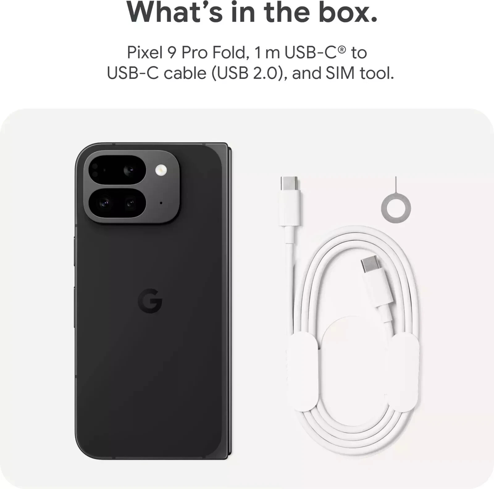 Google Pixel 9 Pro Fold (Black, 256 GB 16 GB RAM) 48MP Tensor G4 Global Version.