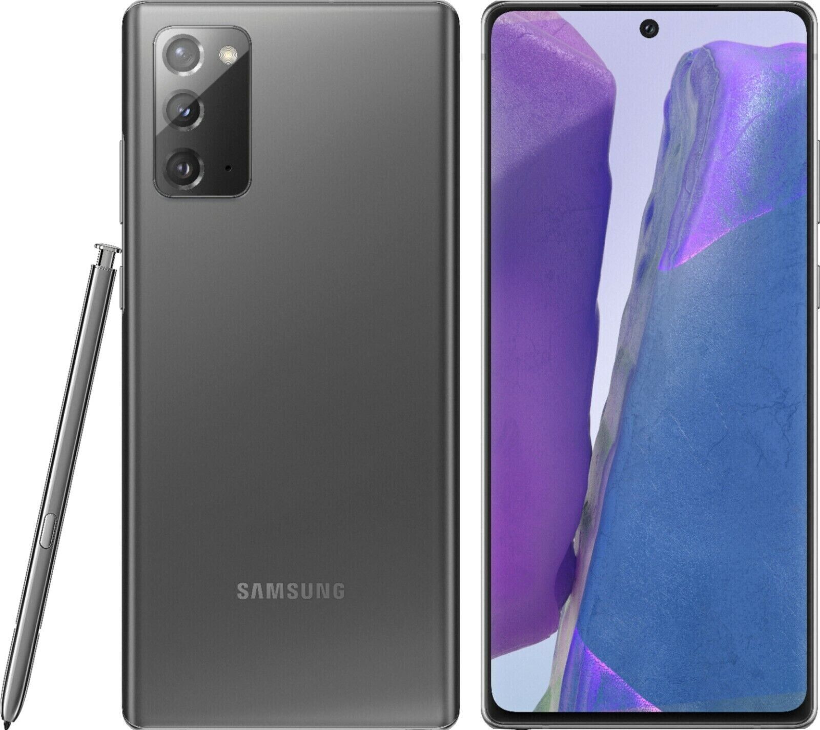 Samsung Galaxy Note 20 5G SM-N981U1 128GB GSM+CDMA Unlocked Smartphone Grey A+