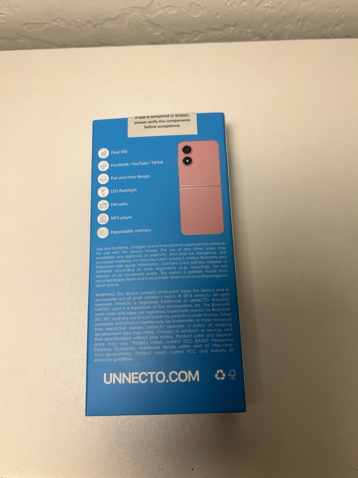 Unnecto Snap- Pink- NEW/ Open Box