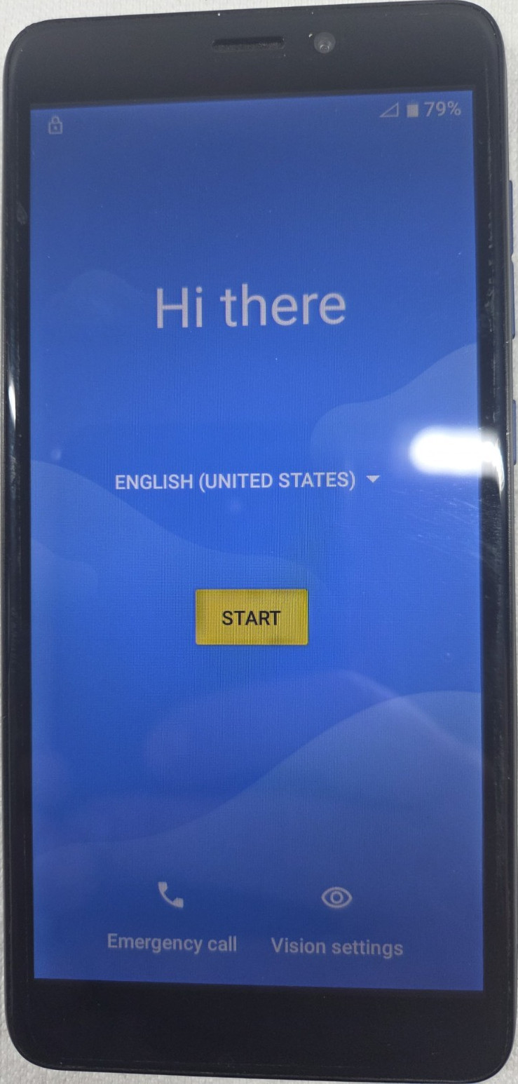 Maxwest Astro 55R Blue Android Smartphone 16GB 2GB RAM 4G LTE 5MP Camera Used