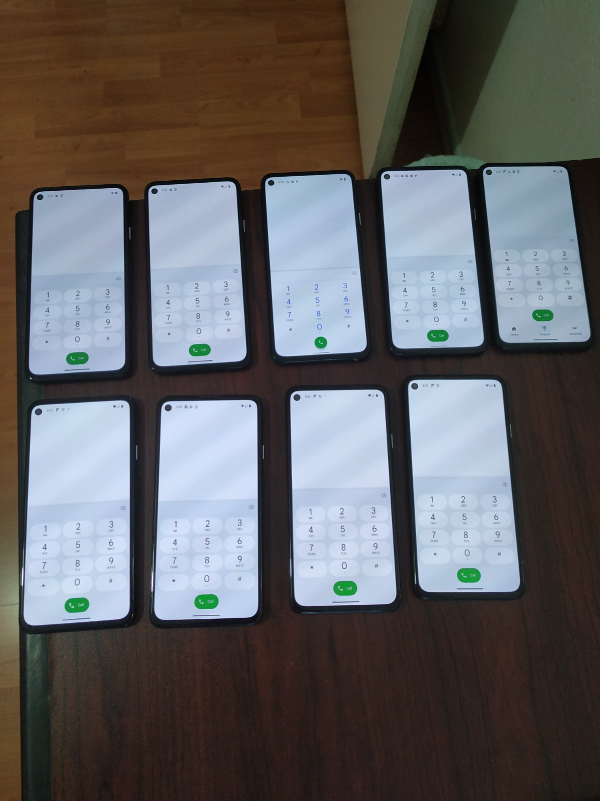 Lot of 9 Google Pixel 4a 5G 128GB Just Black good