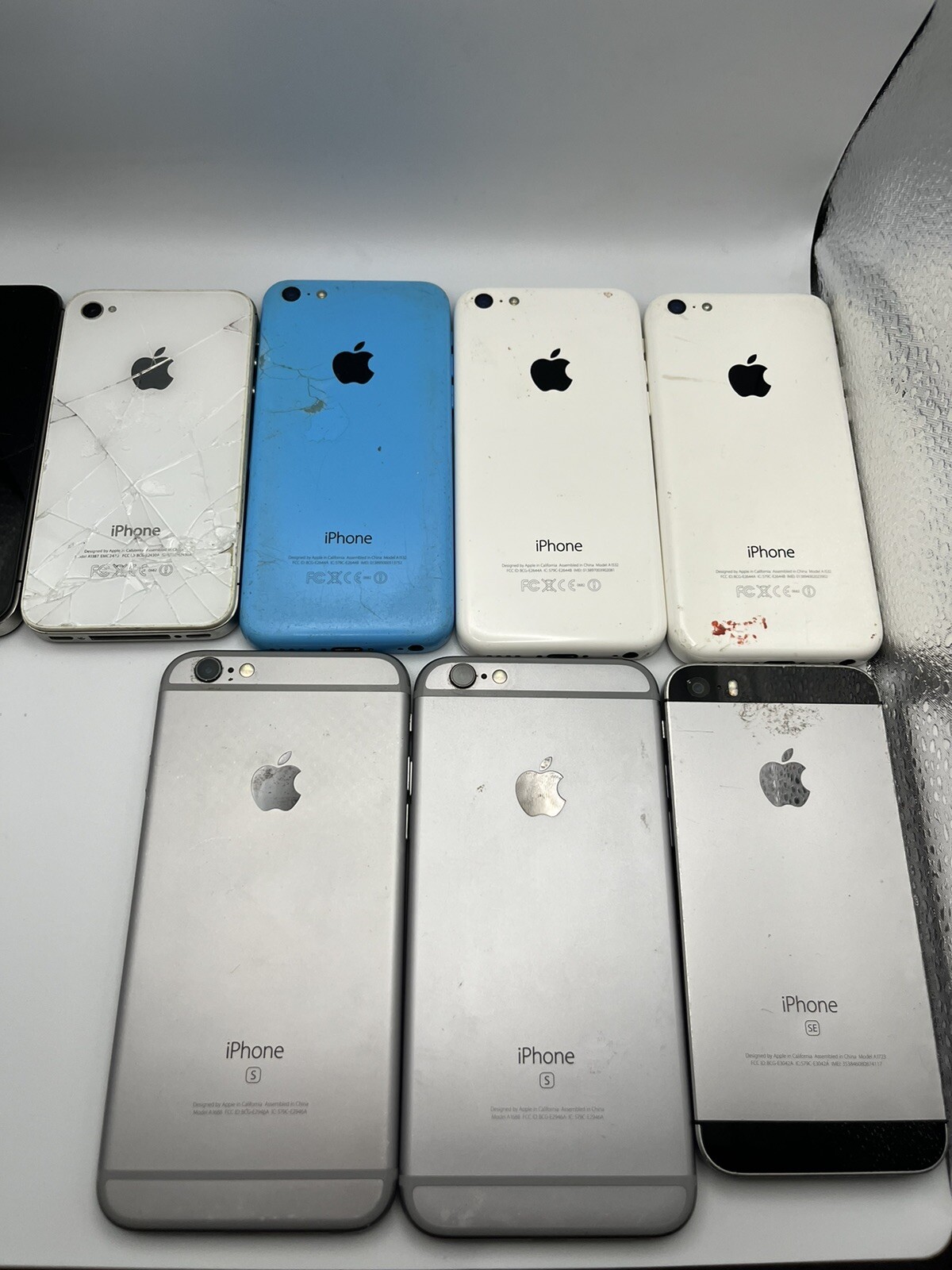Apple iPhone Lot Of 12 Parts/As Is