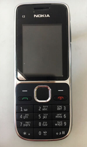 New Original Nokia C2-01 Unlocked Hebrew English keyboard GSM Mobile Cellphone