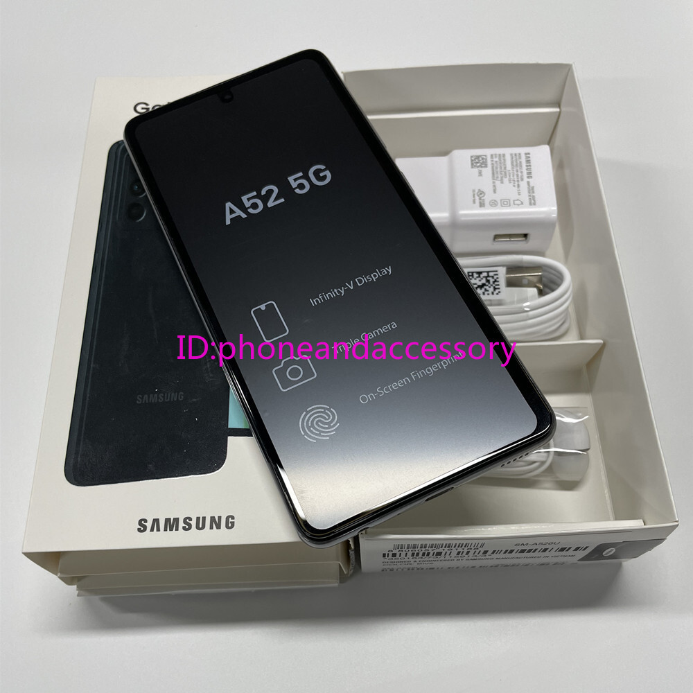 Samsung Galaxy A52 5G SM-A526U 128GB+6GB 64MP Unlocked Smartphone- New Unopened