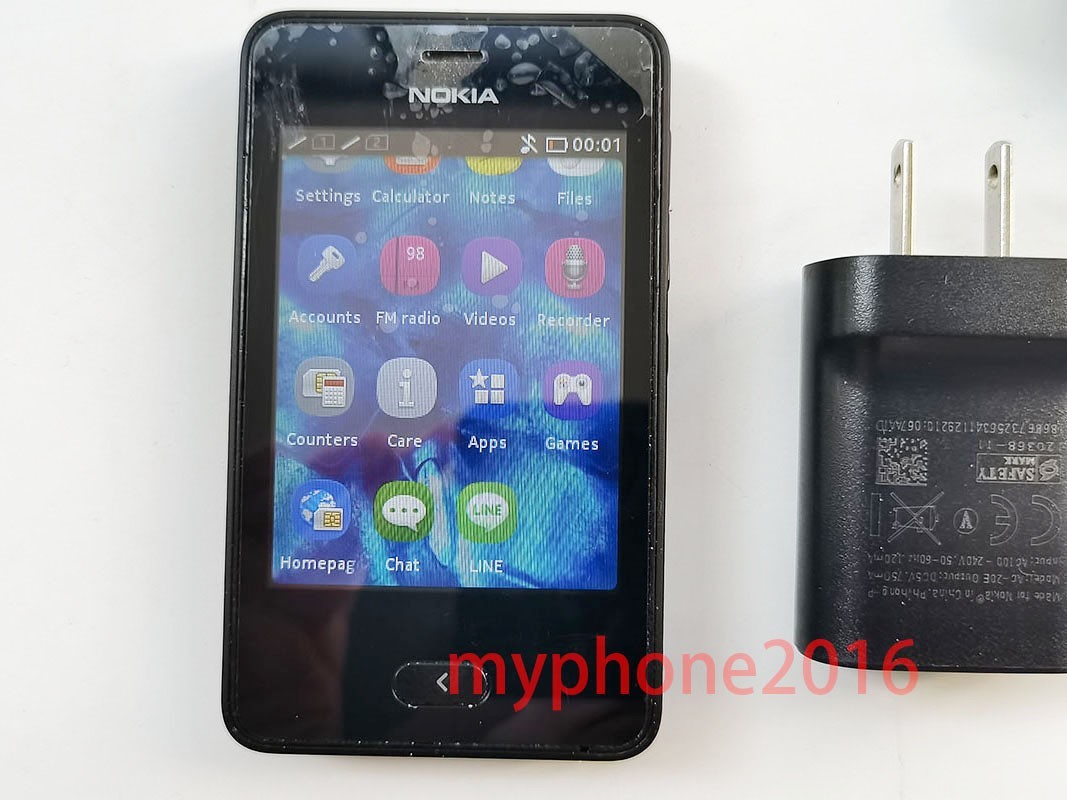 Nokia Asha 501 Unlocked Dual SIM 128MB 64MB RAM 2G GSM microSDHC Smartphone
