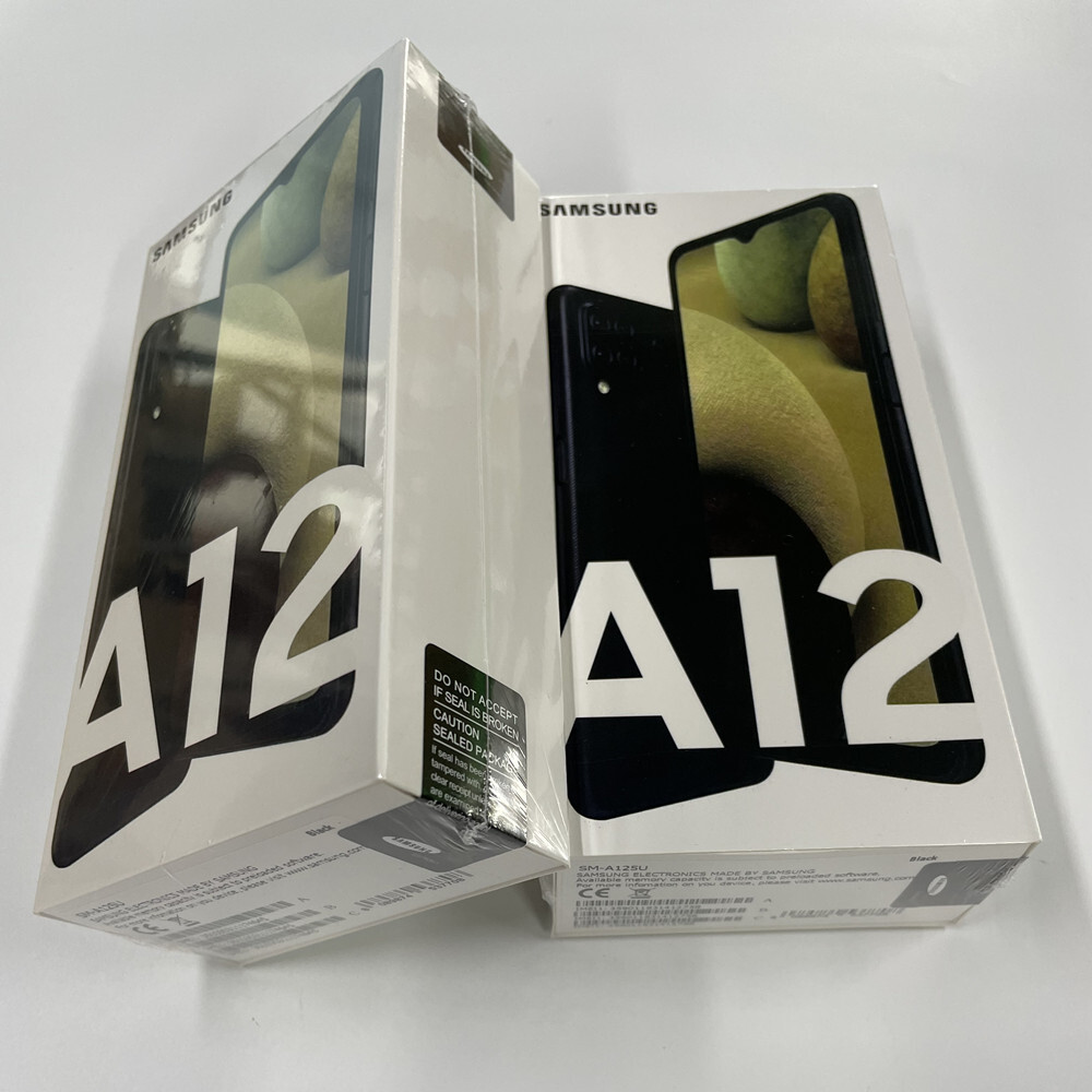 Samsung Galaxy A12 Dual SIM 64GB+4GB Android Fingerprint Unlocked Smartphone
