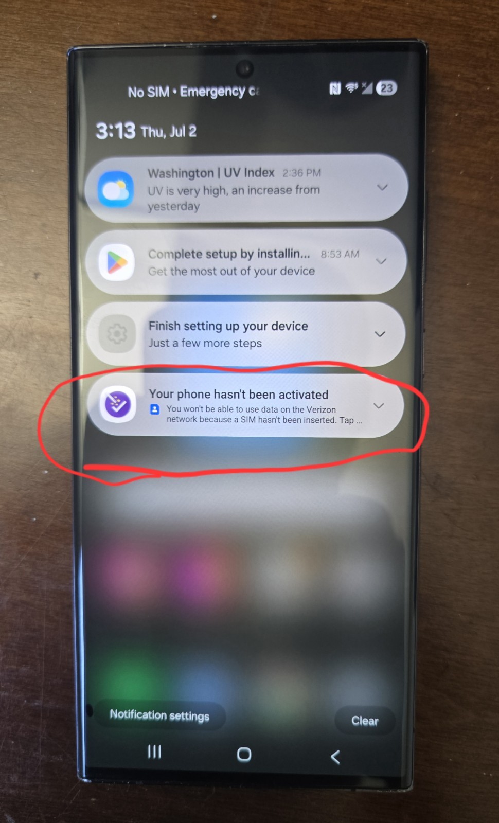 Samsung Galaxy S23 Ultra SM-S918U Black Verizon 200MP Camera 6.8″ Android