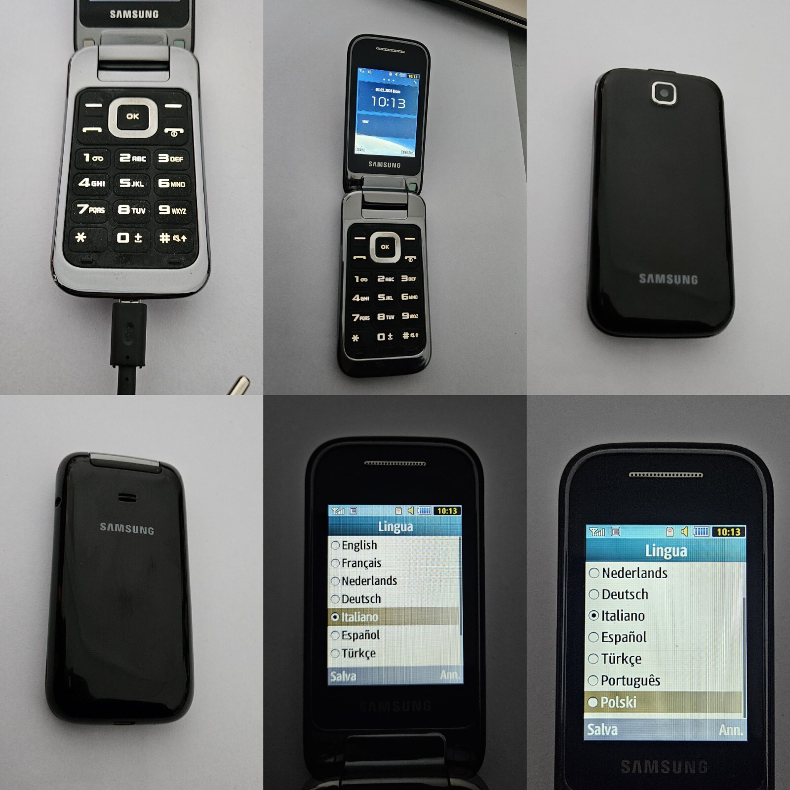 SAMSUNG GT C3590 BLACK GSM UNLOCKED SIM FREE UNLOCK CELL PHONE