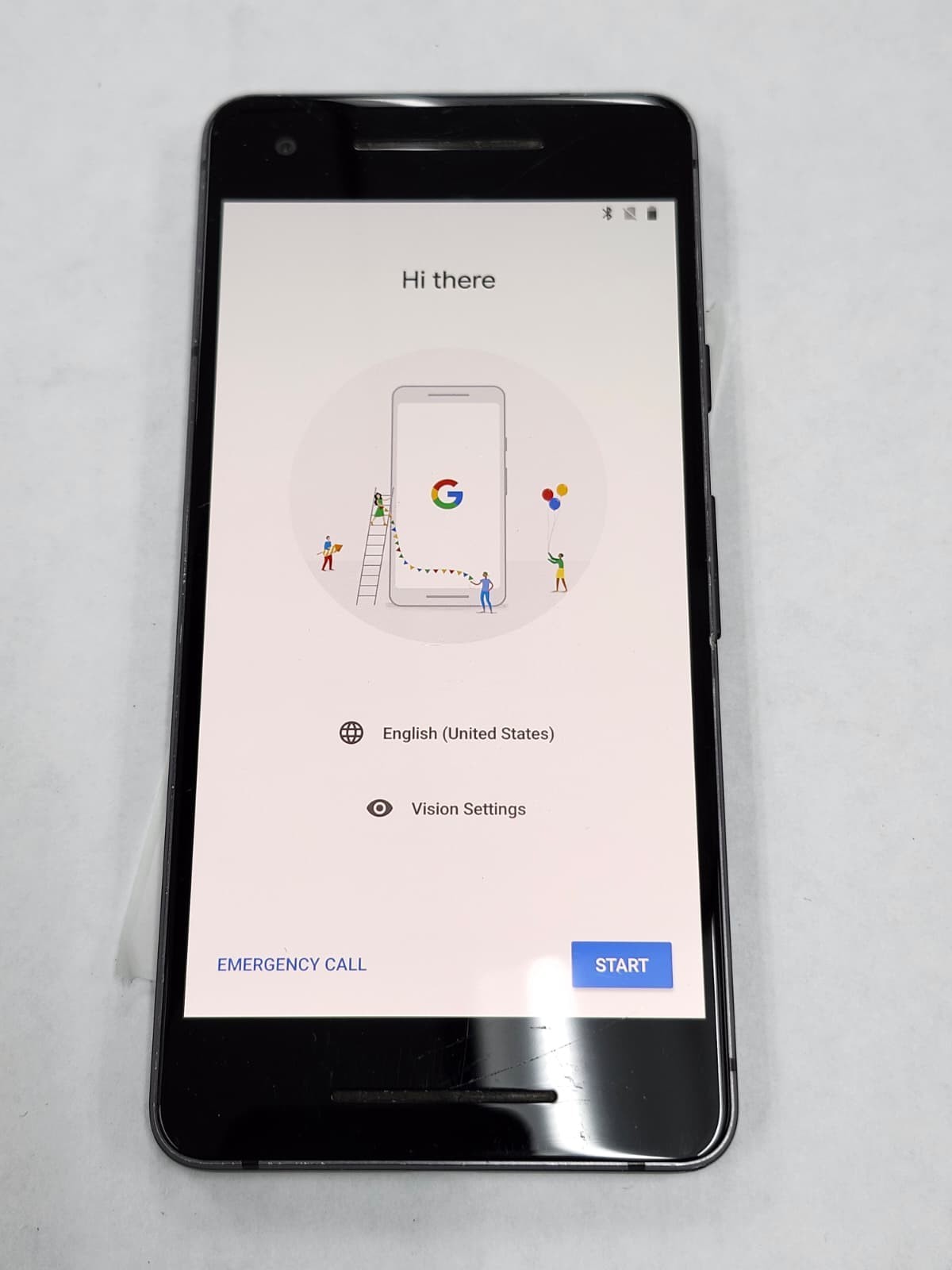 DEFECTIVE – Google Pixel 2 – 128 GB – Black – Unlocked – G011C – 12313