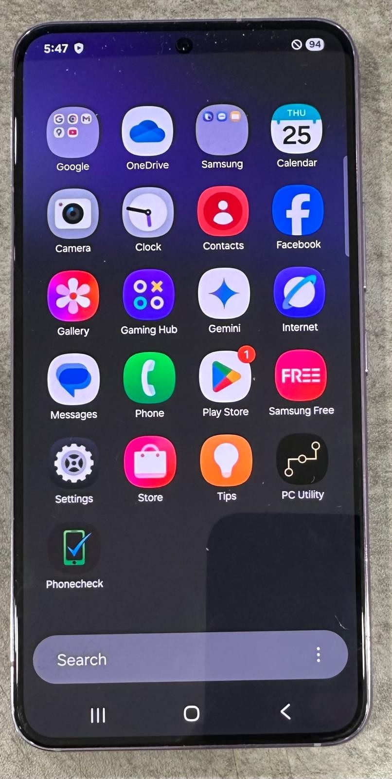 Samsung Galaxy S22 5G 128GB Bora Purple – UNLOCKED