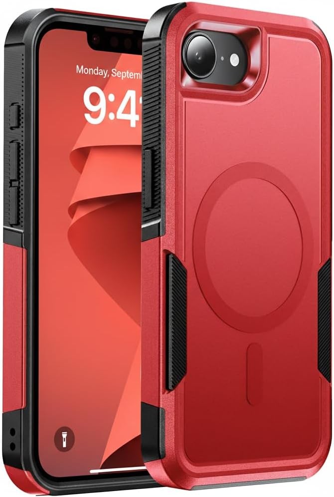 Magnetic for iPhone 17e Case Military-Grade Dual-Layer Shockproof Heavy Duty Cov