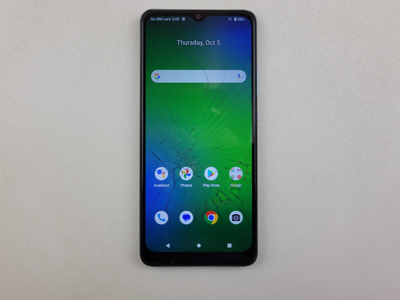 Cricket Icon 4 (WTCKT01) 32GB (Cricket Wireless) – CRACKED – Clean IMEI – K5644