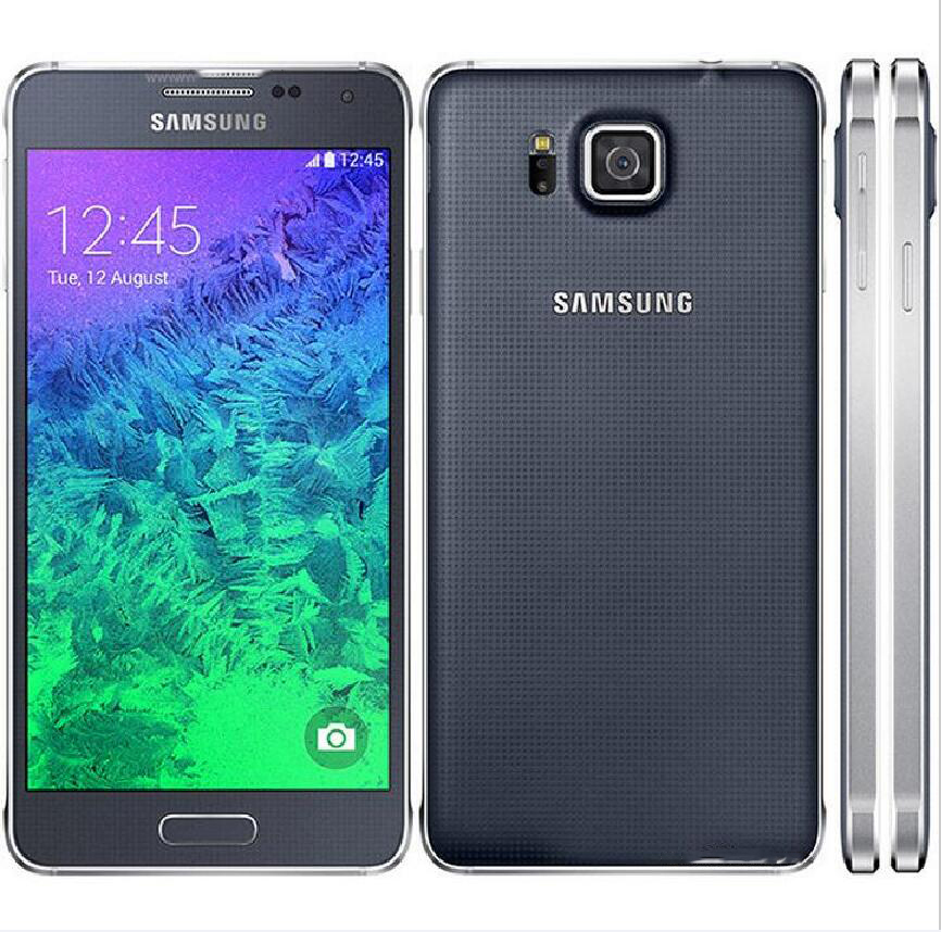 Original Unlocked Samsung Galaxy Alpha G850 32GB 12MP 4.7 in Quad Core Very Good