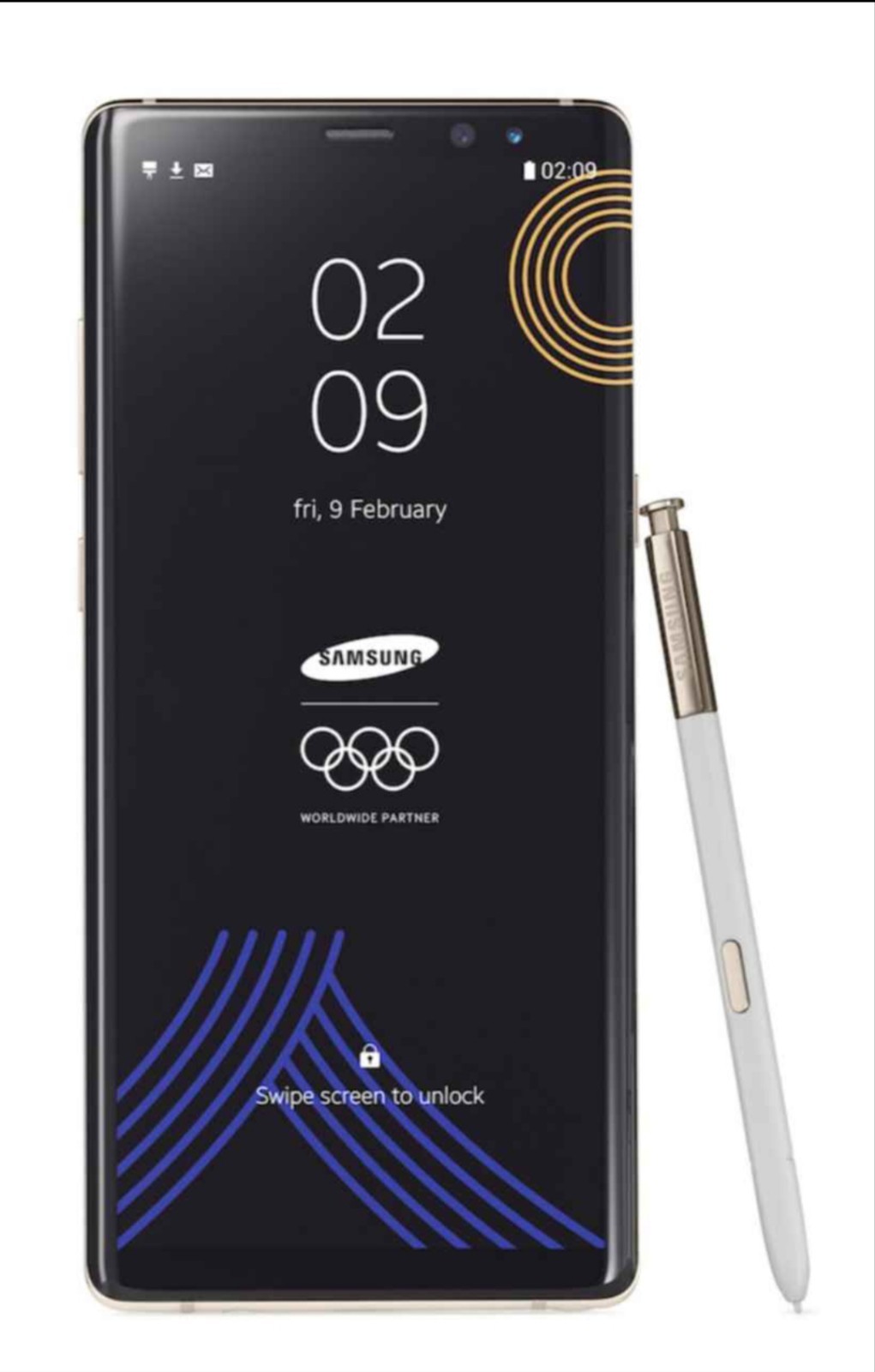 Samsung Galaxy Note 8 Olympic Edition Pyeongchang 2018
