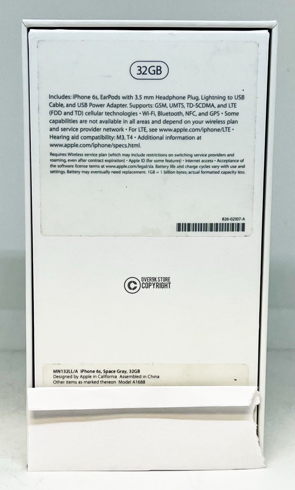Apple iPhone 6S 32GB Space Gray Unlocked w/ Box, Manuals, Receipt – Working