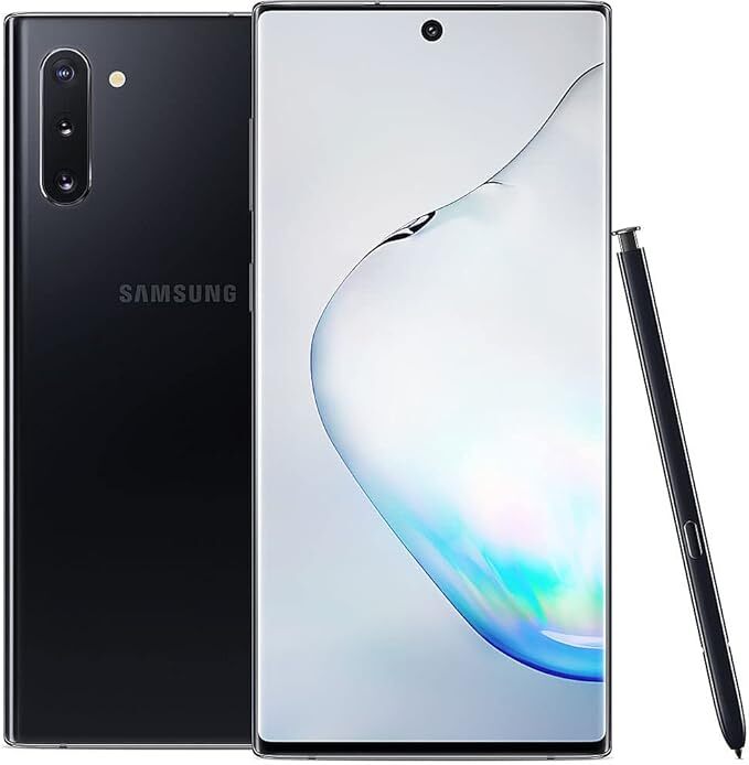 Samsung Galaxy Note10+ SM-N975U Unlocked 256GB Aura Black A Heavy Burn