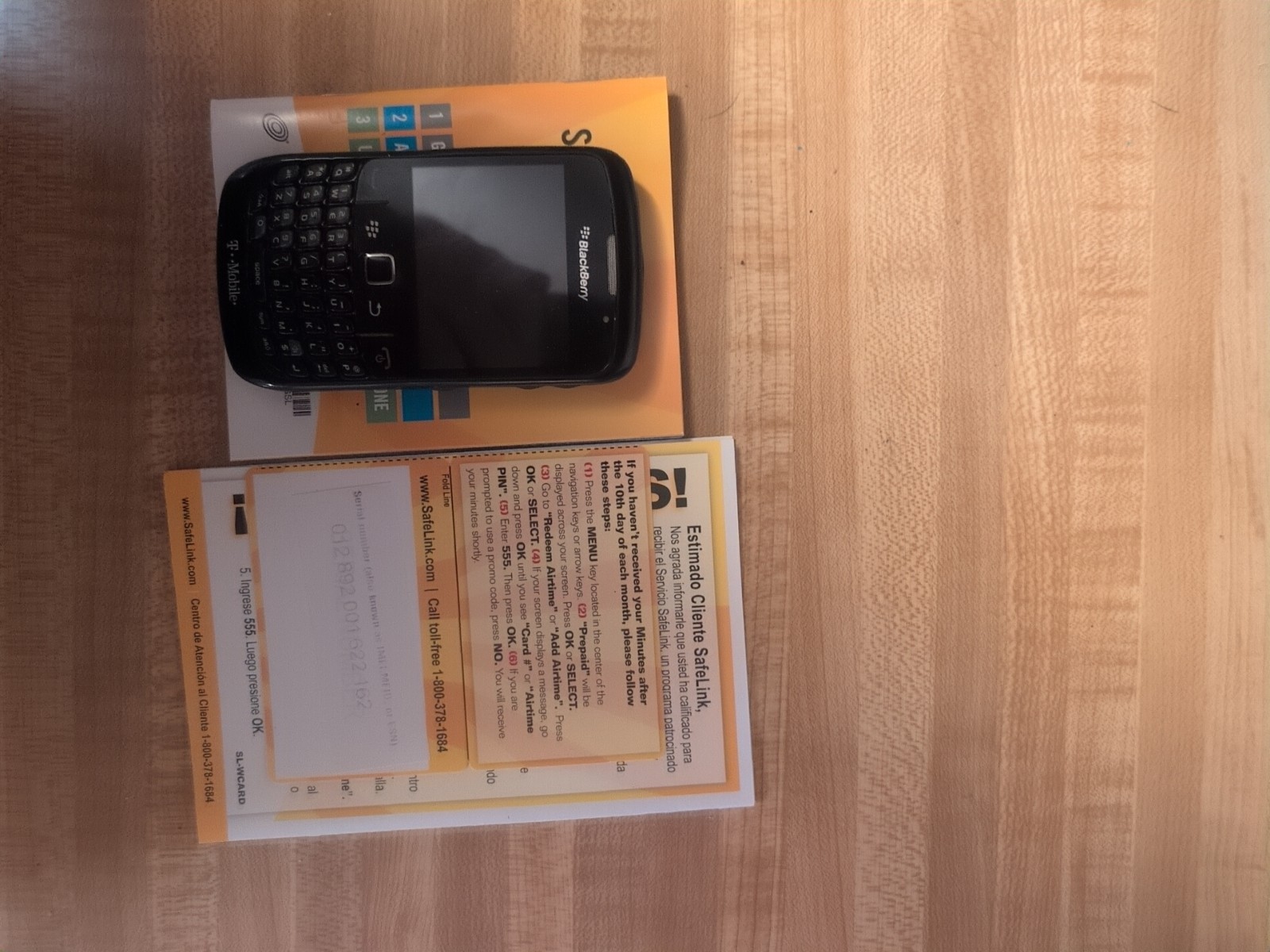 TG556 Blackberry Curve 8520 MOBILE PHONE READ DESCRIPTION