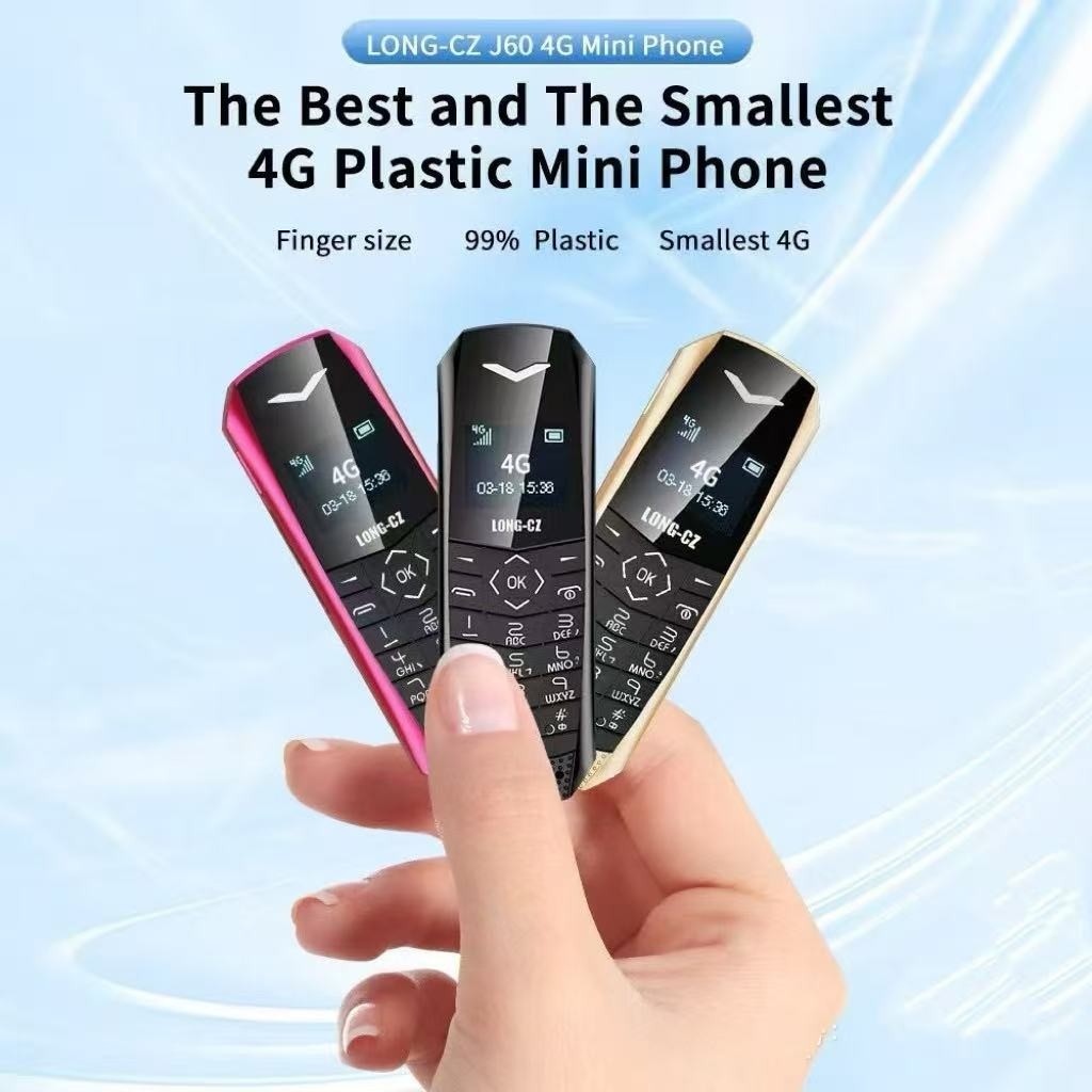 LONG-CZ J60 plastic Mini Mobile 4G 64GB Smallest phone (Unlocked)