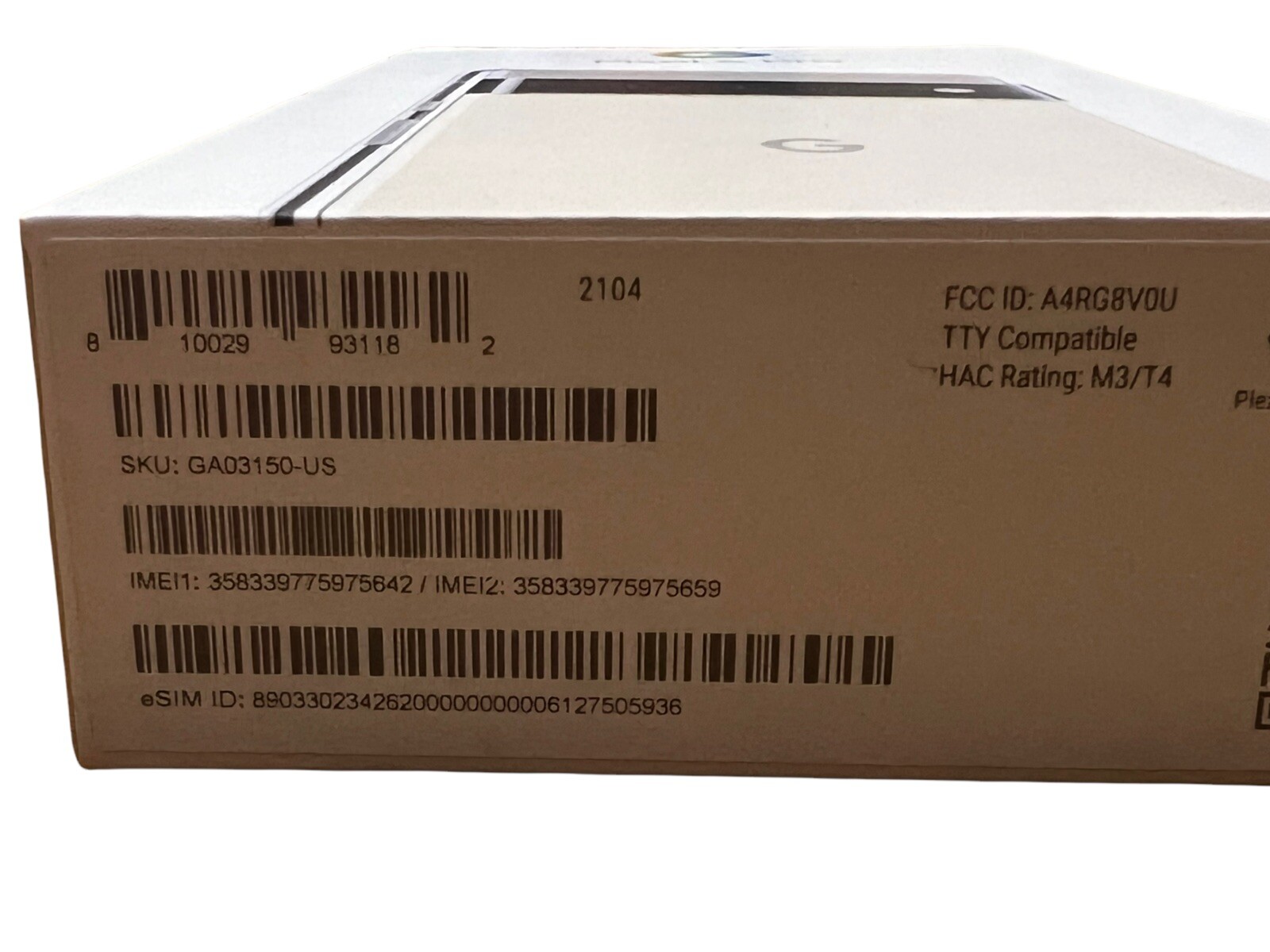 Google Pixel 6 Pro – 128GB – Cloudy White (Factory Unlocked) – Brand New/Sealed!
